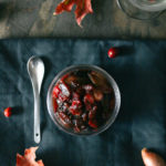 Sour Cherry Cranberry Sauce