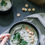 Paleo Clam Chowder with Paleo-ish Oyster Crackers | Paleo-ish
