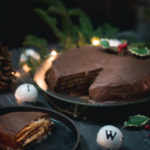 Paleo-ish Mardi Gras Torte